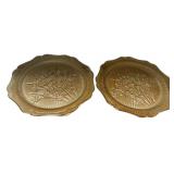 9 1/2" Jeanette Iris Herringbone Merigold Luncheo