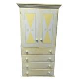 Painted Cabinet Entrainment Combo 78"h., 36"w. 2