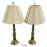 31"h Stiffel Hollywood Regency style brass table