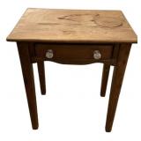 Pine Side Table 26"h., 22"w