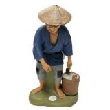 12" Japanese Hakata Urasaki clay doll
