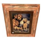 27"h., 23"w Joanne Grasam Dog Print