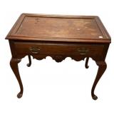 Worn Queen Anne Tea Table 26"h., 29"w