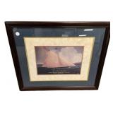 24"h., 28"w The Cutter Yacht Maria 1857 print by