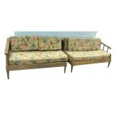 Two Mid Century Modern Style Sectional Sofas