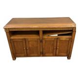 Media Cabinet 30"h., 50"w., 21"d
