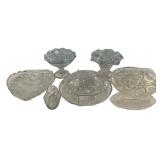 Assorted Collection of Pressed Glassware