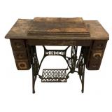 Singer Sewing Machine and Cabinet