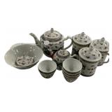 Chinese Tea Chinese Famille Rose Set