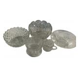 Assorted Collection of Pressed Glassware