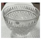 Waterford Style Crystal Center Bowl 8 1/2"h., 11
