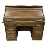 Oak Creek by Riverside S Roll Desk 48"h., 55"w