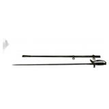 GW Simmons Boston Mass 35" Ceremonial Sword