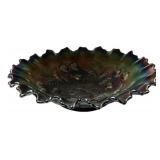 8" Northwood Strawberry Carnival Pie Crust Bowl