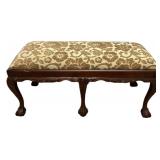 17"h., 43"w 20th Century Mahogany Chippendale st