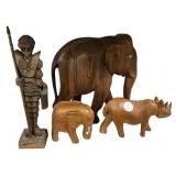 Carved Tribal Figurines