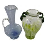 Hand Blown Art Glass Vases
