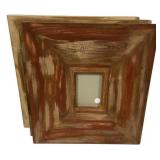 20" x 20" Three Distressed Style Frames