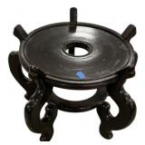 Black Lacquer Style Fish Bowl Stand