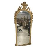 72"h., 29"w French Rococo style giltwood Wall Mi