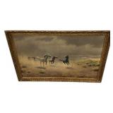 28"h., 44"w Free as the Wind Print by Estonian a