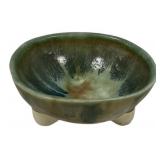 5" McCarty Dirty Jade Footed Bowl