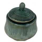 McCarty 4"h Dirty Jade Sugar Jar