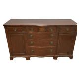 Mount Airy Chair Co. Serpentine Mahogany Sideboard