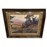 43"h., 53"w Framed Landscape Print