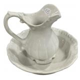 California Pottery Pitcher and Bowl