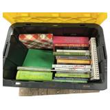 Crate of Assorted Books