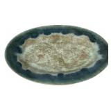 McCarty Pottery Jade Oval Platter 16"w
