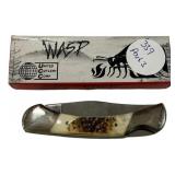 United Cutlery Wasp UC316S Bark Stag Folding Knife