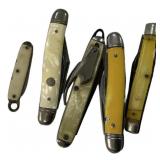 Two Imperial USA 3 Blade Pocket Knife and other