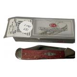 Case 71549L SS Copperlock Red Folding Knife