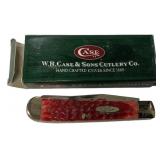 Case 6254 SS Merry Christmas Dark Red 2 Blade Fold