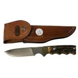 Parker Brothers Stag Handled Fixed Knife