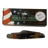 Bear and Son 4" Stockman BRCSRB47 3 Blade Folding