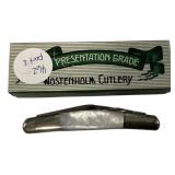 Wostenholm Cutlery No 1543 MOP 3 Blade Folding Kni