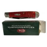 Case XX 6254ss Trapper Dark Red Christmas Folding