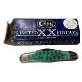 Case 63046SS Sea Green Humpback STKMN Folding Knif