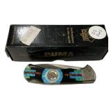 Puma 4 Star Wood Cocobola Folding Knife