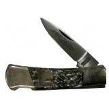 Parker Cut Eagle Brand Abalone Folding Knife