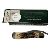 Case 61953L SS Russlock Amber Folding Knife