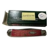 Case 6254SS Red Trapper Folding Knife