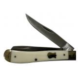 Boker 0451 440C  2 Blade Folding Knife
