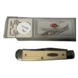Case 10254SS Trapper Ivory Folding Knife