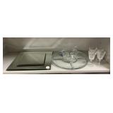 Mirror Plateaus, Glass Server, and Glasses