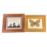 Psalm 119:11 Silhouette 7" x 7" and Butterfly Pr