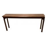 Chinese Chippendale Sofa Table 29"h., 69"w., 14"
